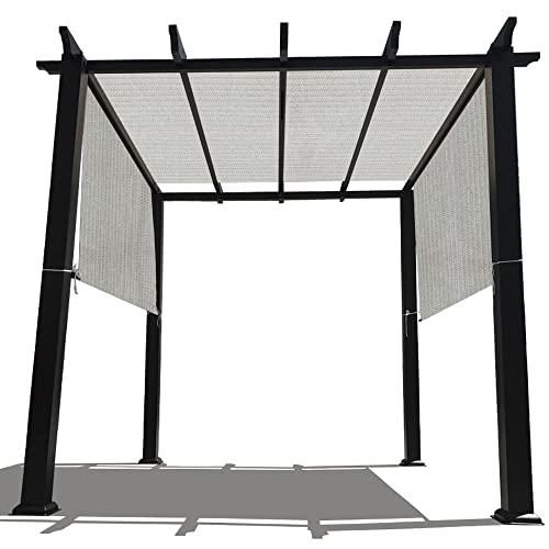 14 X 6.5FT Alion Home Custom HDPE Permeable Canopy Pergola Shade Cover...