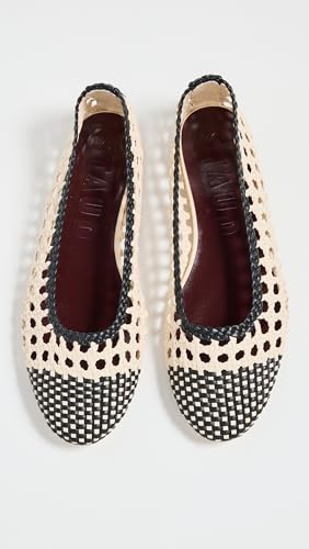 STAUD Women's Nell Crochet Ballerina Flats4