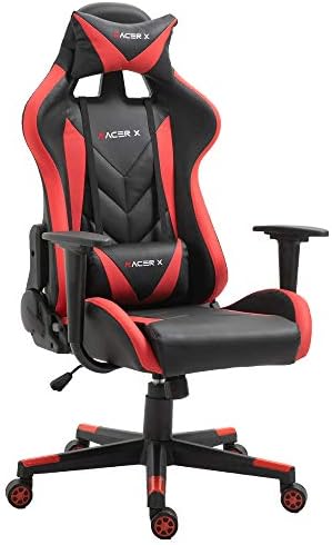 Silla Gaming Racer X Ergonómica Racing Sillón Gamer Profesional V...