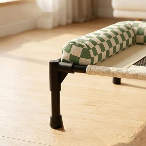 Lit surélevé pour chat extérieur - Couchage perméable à l'air d'été - 6