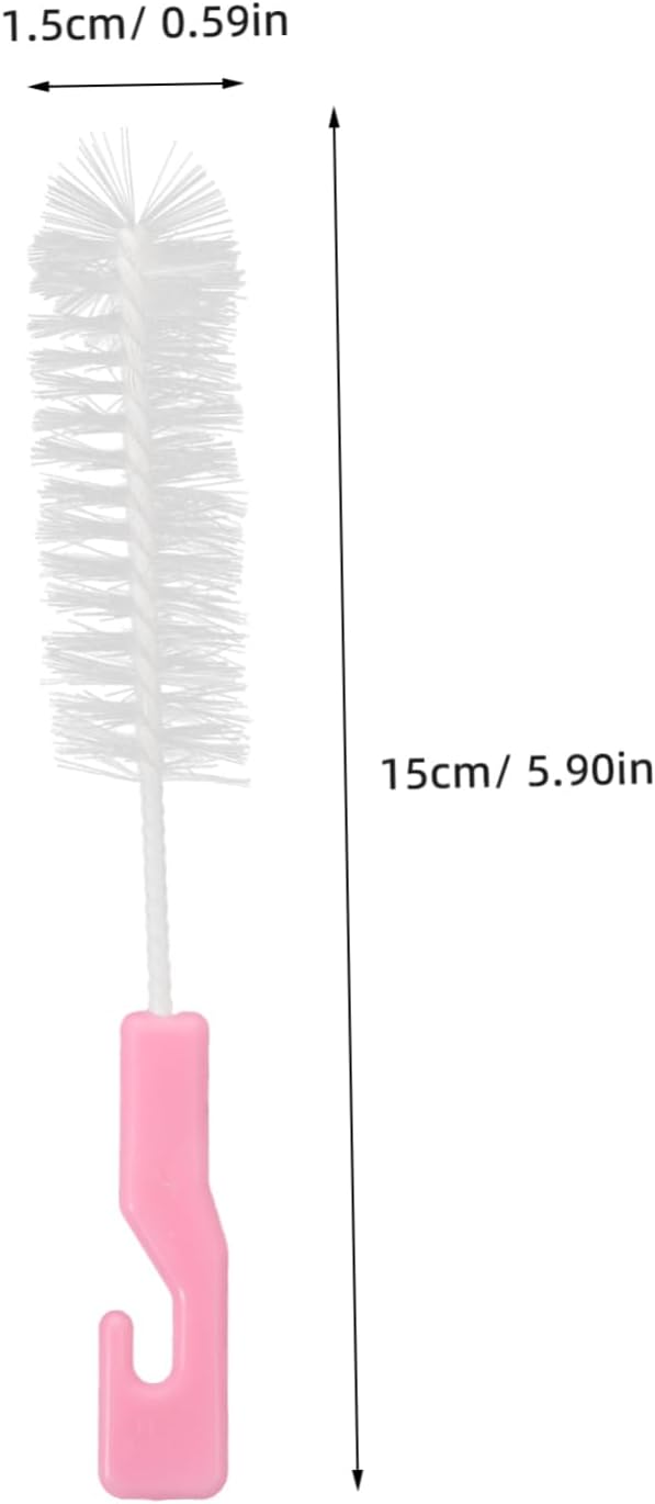 5Pcs Hearing Aid Cleaning Brush Set Comfortable Grip Tube Cleaner for Hearing Aid Maintenance Essential Supplies Random Color