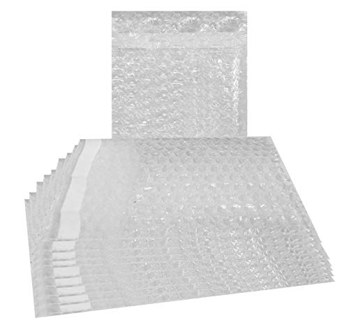 25 Pack of Bubble Out Bags 6 x 8.5. Self-Sealing Packing Moving Bags