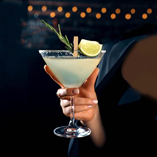 K Basix Unbreakable Martini Glasses Set Of 2 Reusable Plastic 10Oz (300Ml), Perfect For Cocktail, Whiskey, Margarita, Glassware For Home Bar, Martini Glass Birthday & Martini Set…… #TOP5