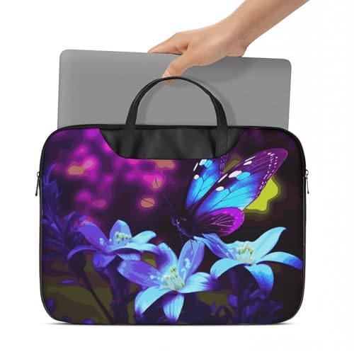 Bolso Para Laptop 17 Pulgadas Impermeable Azul Morado miniatura 6
