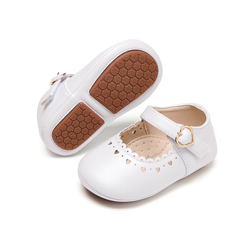 Image of PHIRAMIN Toddler Girl Mary Jane Dress Shoes-Little Girl School Uniform Shoes for Wedding Party