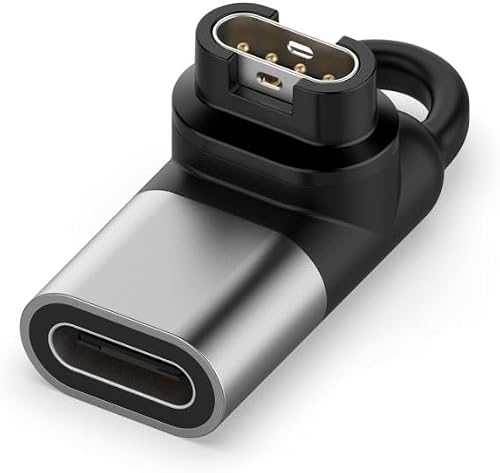 DW Charger Adapter For Garmin Fenix 7/7S/7X/6/6S/6X - Blue (Silver)