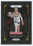 2024 PANINI WNBA PRIZM MONOPOLY #52 CHENNEDY CARTER CHICAGO SKY BASKETBALL OFFICIAL TRADING CARD OF NBA