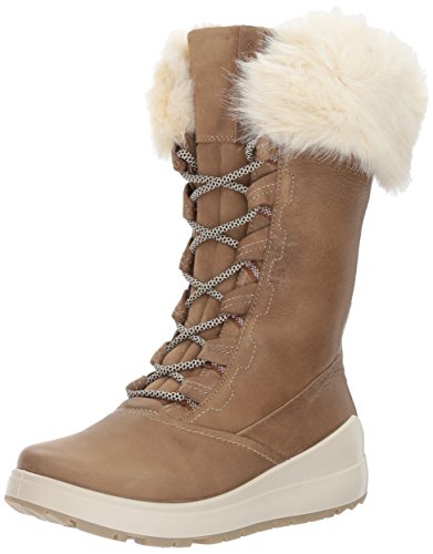 ECCO Women's Noyce Tall Snow Boot, Navajo Brown/Navajo Brown, 39 EU / 8-8.5