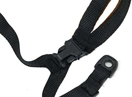 H World Shopping Airsoft Tactical MICH Helmet Retention System H-Nape with 4 Points Chin Strap Black