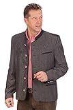 steinbock leinenjanker Trachtenjanker Unbekannt Trachten Herren Janker - Florian - anthrazit, Größe 52