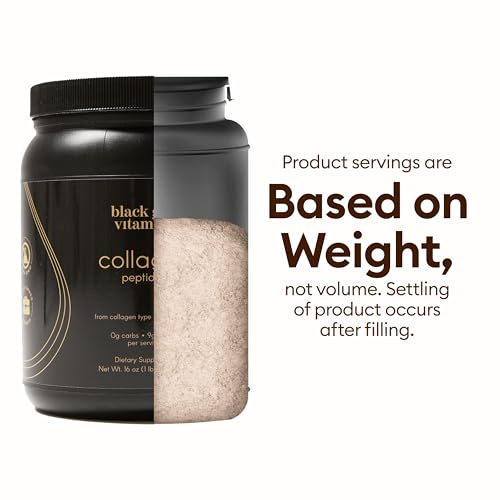 Black Girl Vitamins | Collagen Peptides Powder - Collagen for Skin, Hair & Nails - Unflavoured Hydrolyzed Collagen Powder, Dairy-Free, Gluten-Free Collagen for Women and Men - 16oz - Image 3