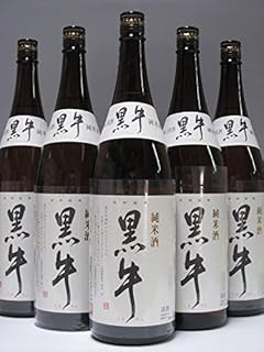 紀州　和歌山の銘酒「黒牛　純米酒」　1800mlx6本