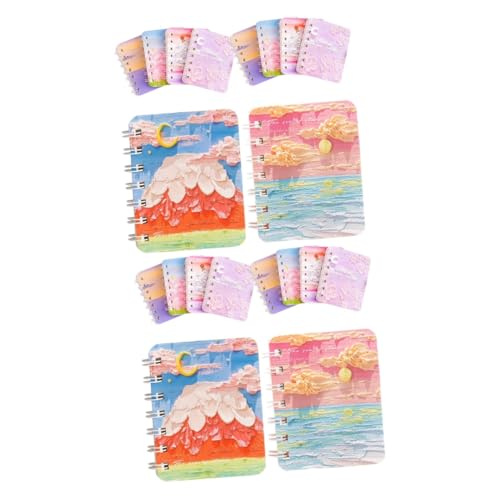 Carnet de poche à spirale en lot de 2 pièces mini bloc-notes