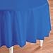Mantel de Plástico Redondo - 2,13 m - Azul Rey