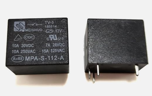 1PCS MEISHUO MPA-S-112-A Power Relay 12VDC 4Pin 10A 250VAC
