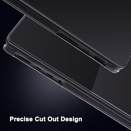 MOSISO Compatible with MacBook Pro 16 inch Case 2026 2025 2024-2021 M4 M3 M2 M1 A3403 A3186 A2991 A2780 A2485, Ultra-Thin Natural Original Hard Shell&Keyboard Cover&Screen Film&Pouch,Space Black Clear - Image 2