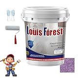 Louis Forest Epoxy Floor Paint, Epoxy Colored Sand Floor Coating Self Leveling, High Gloss Marble Finish effect Coating for Indoor and Outdoor (Purple,2KG)