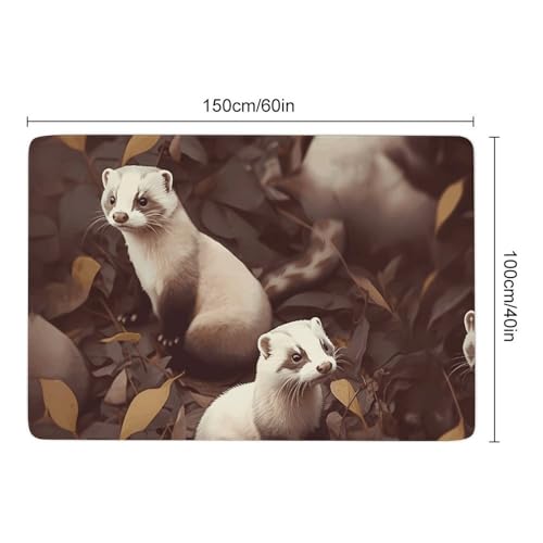Tapis de sol en velours corail absorbant fini les glissades dans le salon de la maison - 4