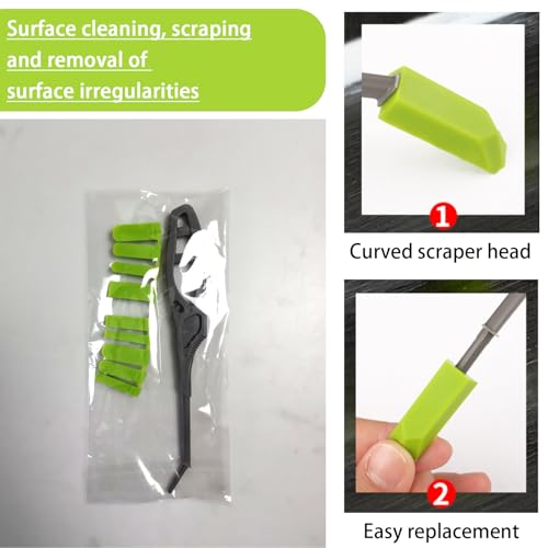 GGUFAY Silikonentferner Werkzeug Set Silikon Abzieher (9 in 1) Fugenwerkzeug Fugenkratzer, Silikonfugenentferner für Küche, Bad, Boden, Spüle, Fenster Abdichtung