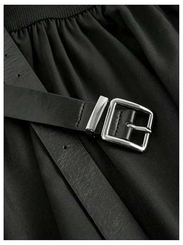 Floerns Girl's Sleeveless Ruffle Hem Swing Fit and Flare Tank Dress with Belt3