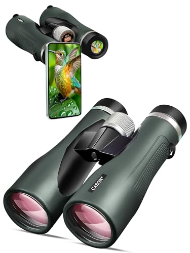 Image of CASON (DEVICE OF C)-ED Glass- 15 X 52 Binoculars for Long Distance,Binoculars for Bird Watching,Wildlife with Phone Adapter | Mettalic Knobs | Nitrogen Filled | Range 3000 Meter | BAK 4 Glass