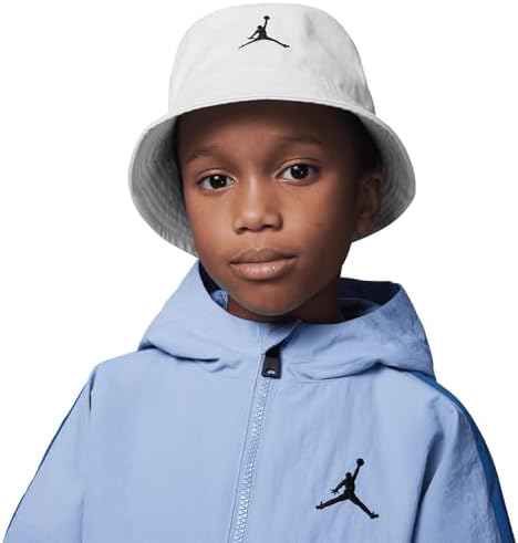 Jordan Boy's Bucket Hat (Big Kids) White 8-20 (Big Kid)