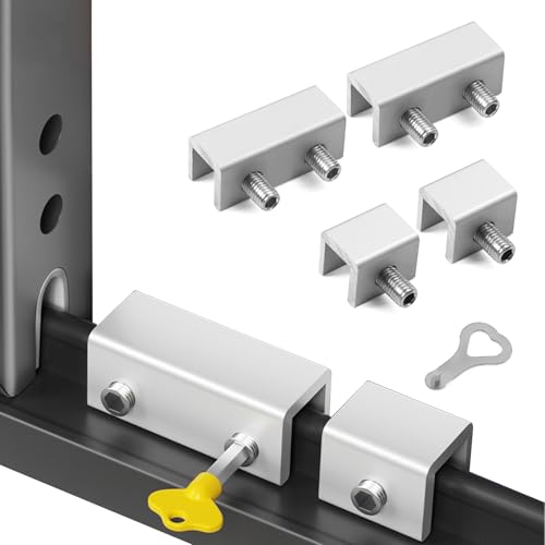 Sliding Window Lock Locks Restrictor Limiter Stopper Security Bars for Sliding Glass Windows, Inner 16MM 4 Pcs (2+2)