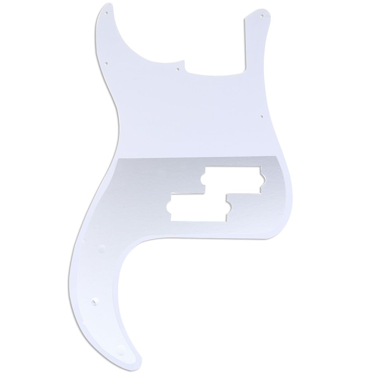 Musiclily Pro 10 Agujeros Pickguard de Bajo P-Style Golpeador para JPN Fender Japan Precision Bass de 4 Cuerdas,4 capas Tortoise