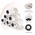 Mister Rui Paint Roller Kit, Microfiber Paint Roller Covers (3/8" Nap), Small Paint Rollers with Tray and Roller Frame, Mini Rollers for Painting, Paint Supplies for House Painting
