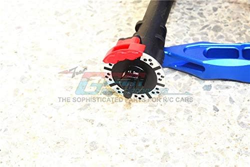 Miniatura 3 de 110 Baja Rey 4WD Desert Truck (LOS03008) piezas mejoradas de aluminio + 0.059in hexagonal con disco de freno con forro plateado, juego 1Pr azul