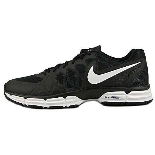 Image of Nike Men's Dual Fusion Tr VI Black,White,Metallic Silver,Pure Platinum Outdoor Multisport Training Shoes -7 UK /India (41 EU)(8 US)