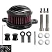 KIPA Sport Air Cleaner Intake Filter System Kit For Harley Davidson Sportster XL883 XL883N XL883R XL883P XL1200 XL1200L XL1200X Iron 883 Forty Eight XL1200X 2004-2016 Aluminum CNC Machined Washable