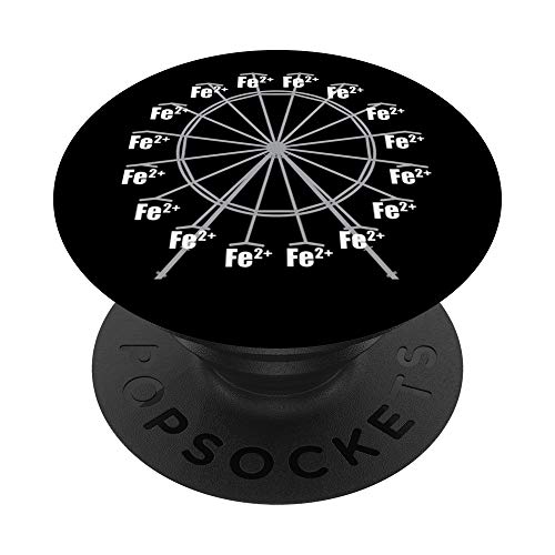 Ferrosa Rueda Química Ferris Fe+2 Nerd Science Funny PopSockets PopGrip Intercambiable