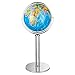 Mappamondo 42-100 cm 360 gradi rotante super grande pavimento verticale globo regalo creativo grande insegnamento globo ornamento ufficio artigianato Globo del desktop. ( Color : Blue , Size : 80cm )