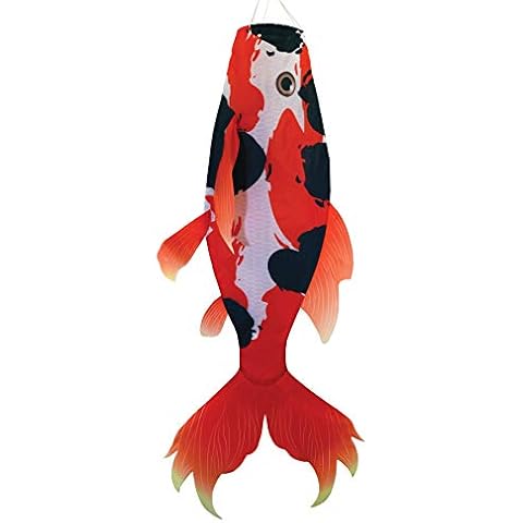 In the Breeze 5117 Realistic Koi Fish Windsock Cover