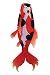 In the Breeze 5117 Realistic Koi Fish Windsock-Hanging Outdoor Decoration, 48 Inches