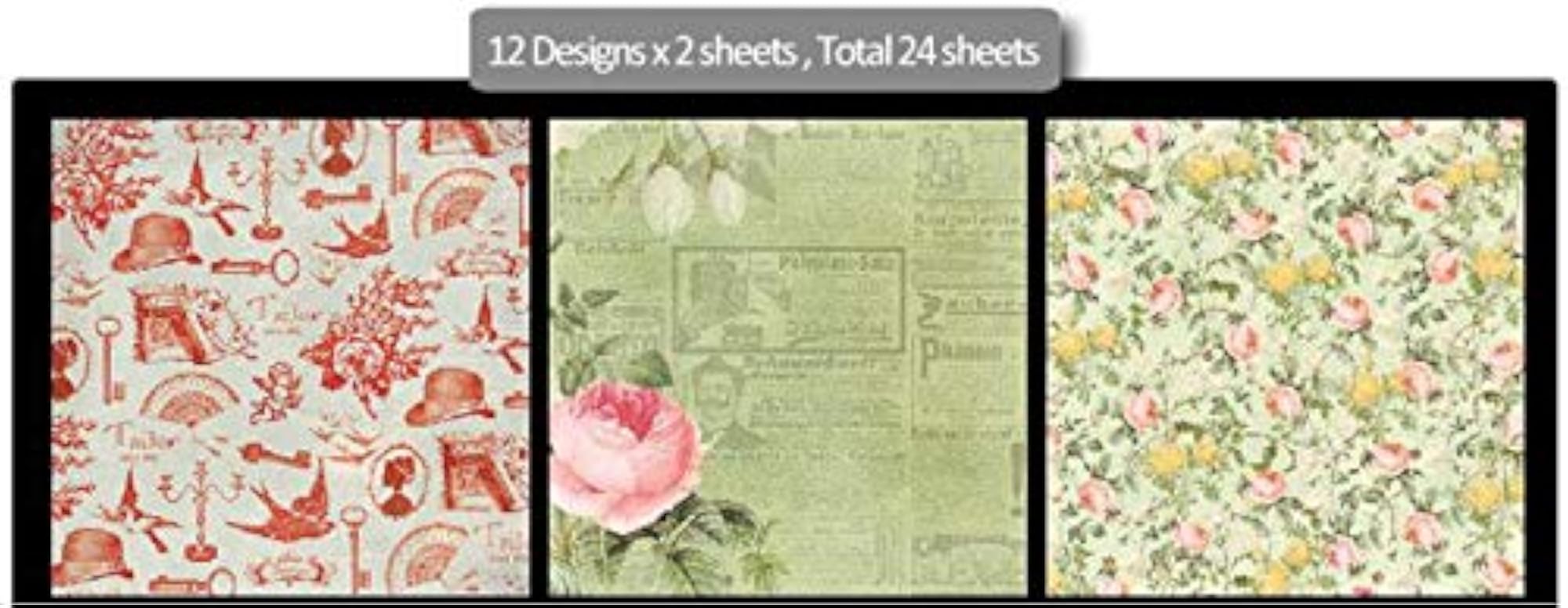 Pattern Printed Papers for Art & Craft (VS12011)
