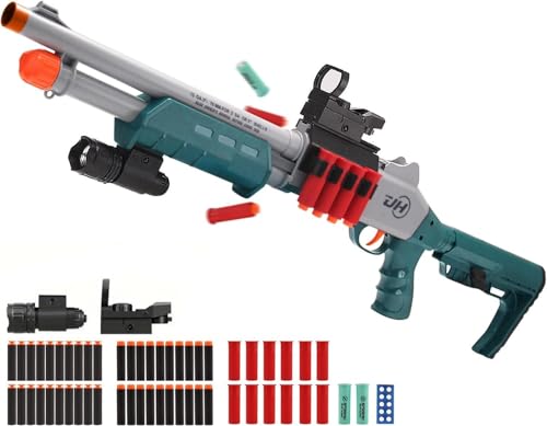 30-Inch Soft Bullet Shotgun Shell Ejecting Manual Loading with Flashlight