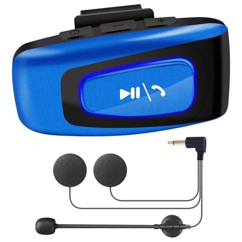 VR-robot Motorcycle Helmet Bluetooth Headset,Outdoor Helmet Speakers, Motorcycle Headphone High Battery Life Automatic Answer Music Control Hands Free, High Sound System Cycling/Skiing/Riding Cover