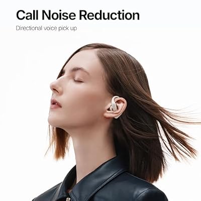 Sanag Open Ear Headphones Wireless Bluetooth 5.3 with ENC Mic, Best Lightweight Air Conduction Headphones, HiFi Stereo Sound, 26Hrs, Clear Call, IPX4 Sport Over Ear Earbuds for Running Workouts