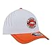 New Era Men's White/Orange Denver Broncos Patch 39THIRTY A-Frame M-Crown Perforated Flex Hat
