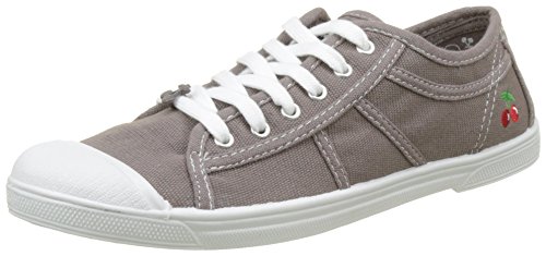 Le Temps des Cerises Basic 02, Baskets Femme, Gris (charcoal Charcoal), 38 EU