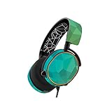 MightySkins Skin Compatible with SteelSeries Arctis 5 Gaming Headset - Blue Green Polygon | Protective, Durable, and Unique Vinyl wrap Cover | Easy to Apply, Remove | Made in The USA