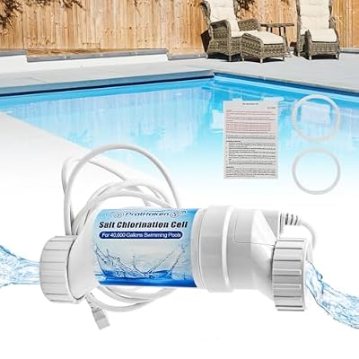 PratRaken T-15 Salt Cell Replacement, Salt Water Pool Chlorinator System Compatible with Hayward Salt Chlorine Generator T-CELL-15-SWP W3T-CELL-15, for Salt Cell up to 40000 Gallons Pool