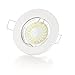 Produktbild 10 Stück x SW-RC01N Einbaustrahler Set Led GU10 5W 450 Lumen 230V Einbau Rahmen | Einbauspots |Einbauleuchten |Einbaulampen |Einbau Led (weiß rahmen - kaltweiß)