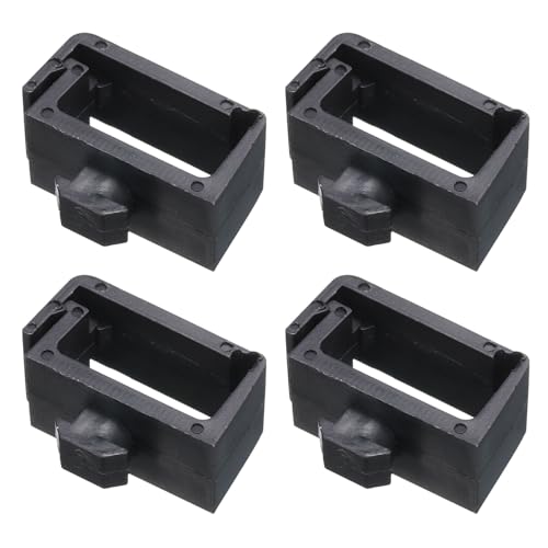 Image of MECCANIXITY 4Pcs Single Slot Flat Cable Clamp 8, 13mm Mount Slot Width Wire Holder ABS for 40 Series European Standard Aluminum Extrusion