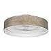 Ventilador JERTE con plafon led, Madera Gris FABRILAMP