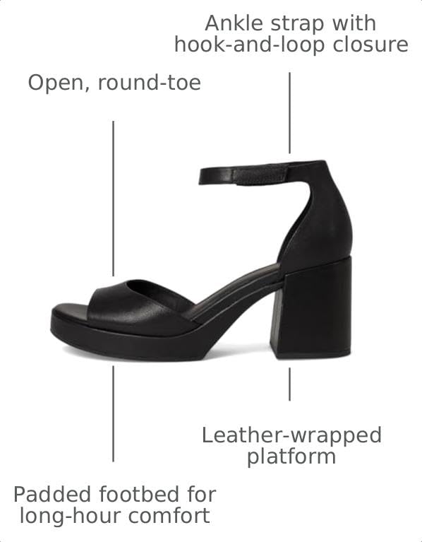 Eileen Fisher, Women, Nava Sandal, Black, 7, Medium by Eileen Fisher - Used condition - Image 3