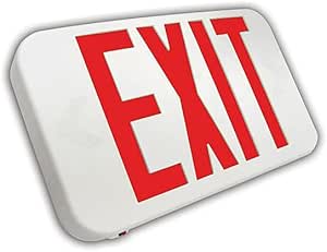 Amazon.com: LumeGen LED Compact Exit Sign I 90 Min. Emergency Runtime I ...