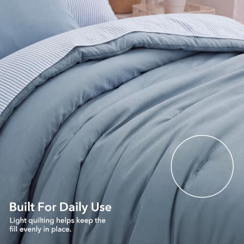Image of Monbix Twin XL Comforter Set - 5 Pieces Soft Bed in a Bag Twin Bedding Sets